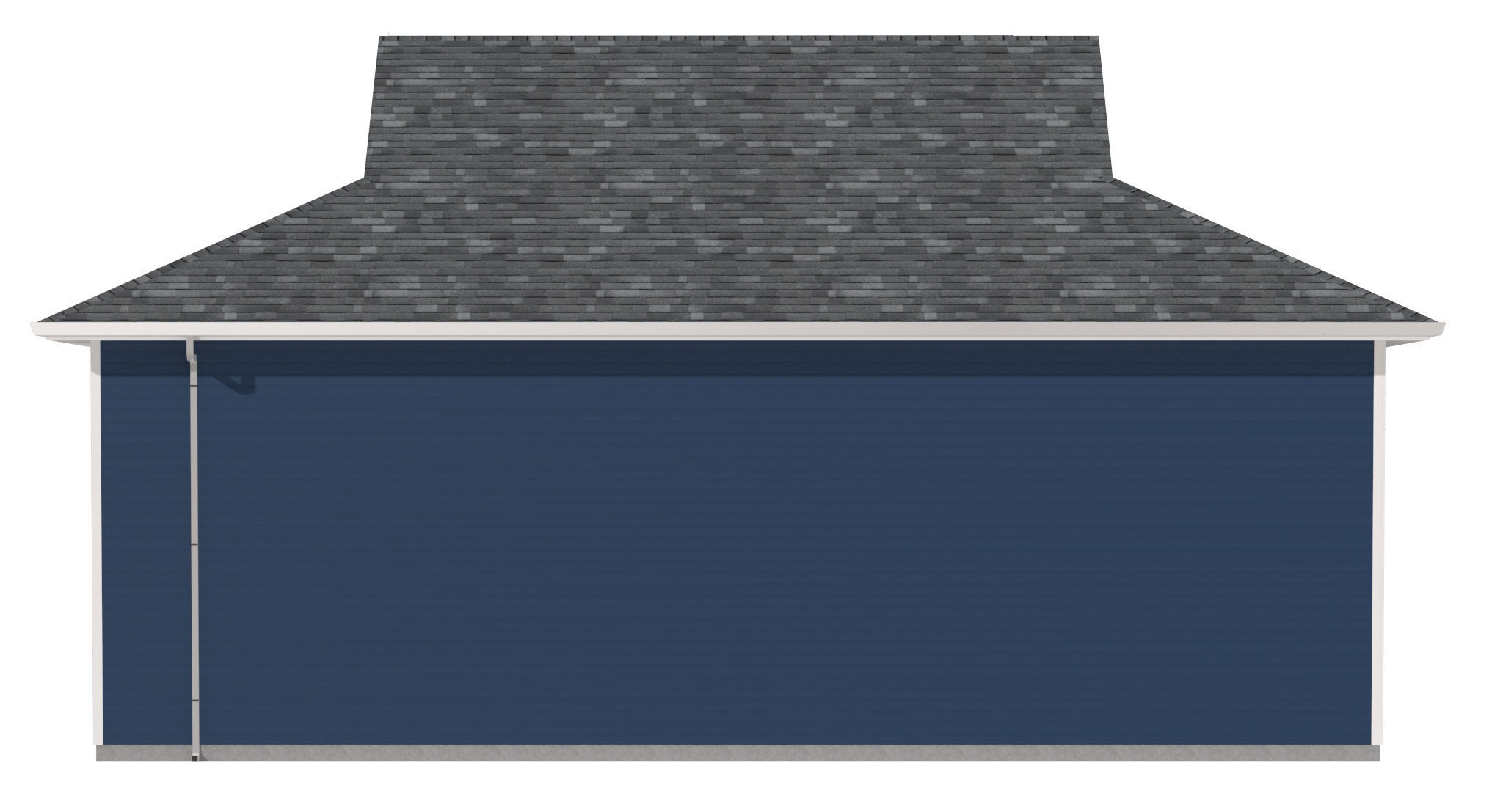 Garage-007 Low Poly 3D model_7