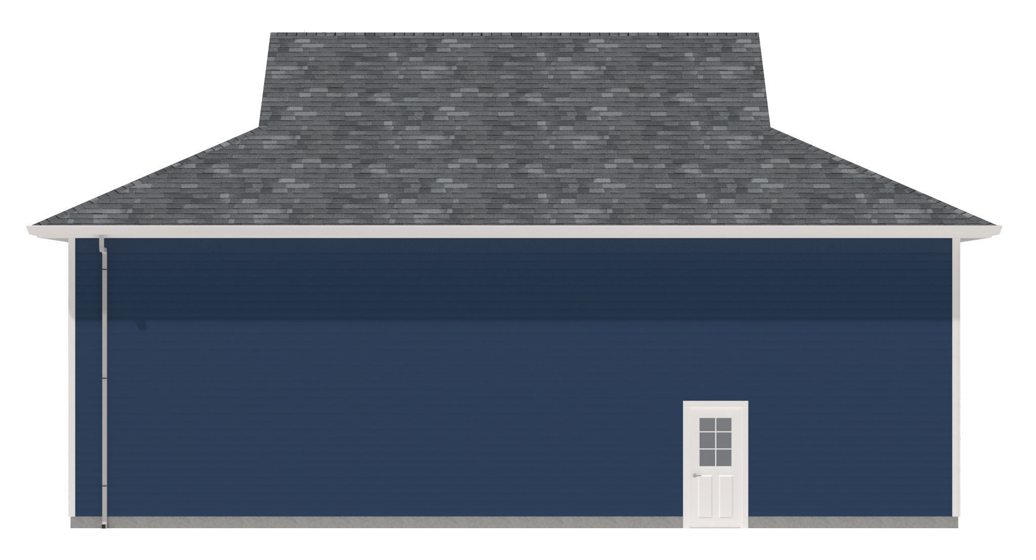 Garage-007 Low Poly 3D model_9