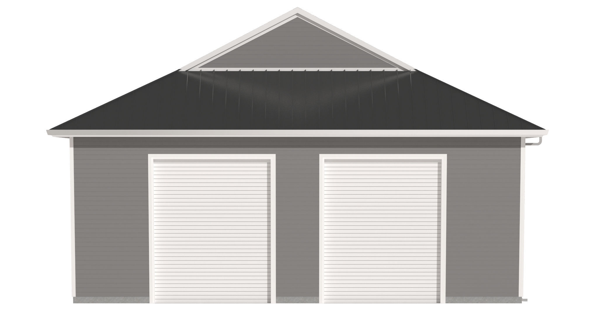 Garage-008 Low Poly 3D model_6