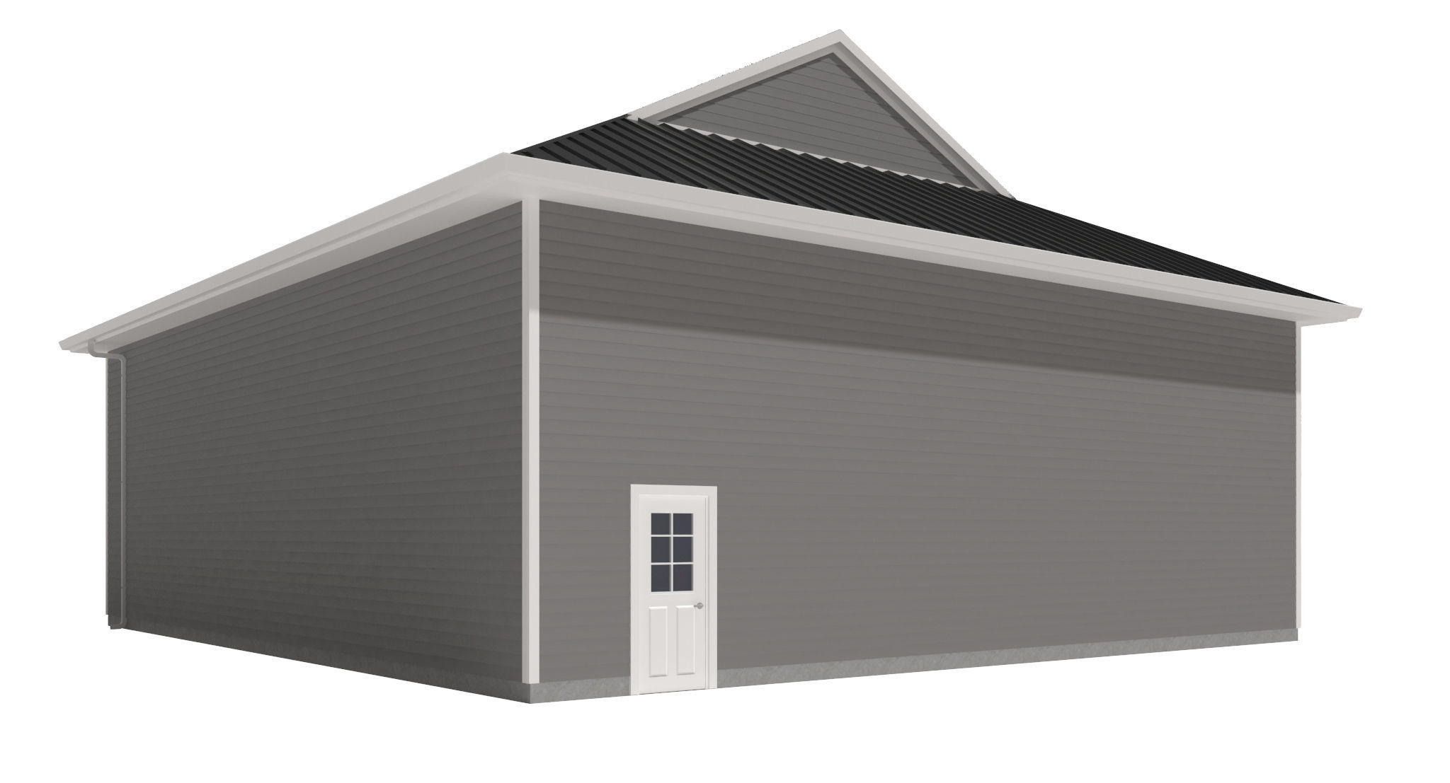 Garage-008 Low Poly 3D model_2