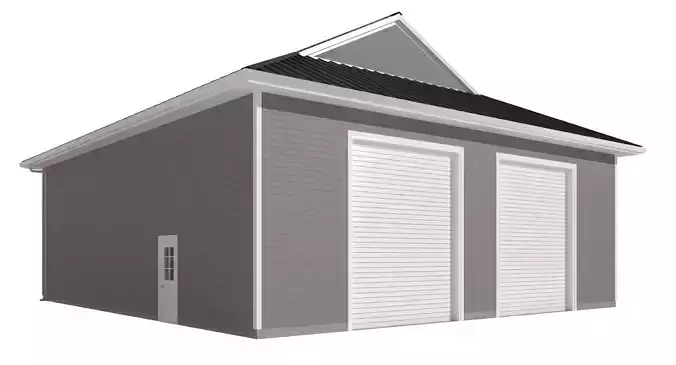 Garage-008 Low Poly