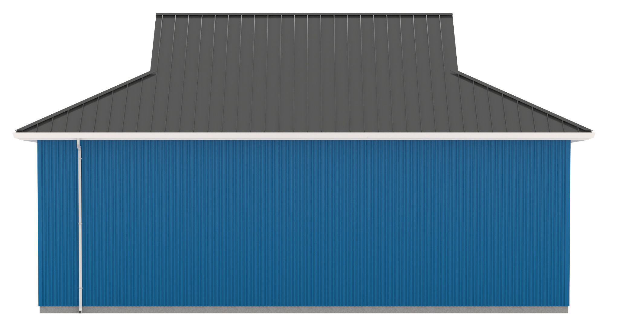 Garage-009 Low Poly 3D model_7