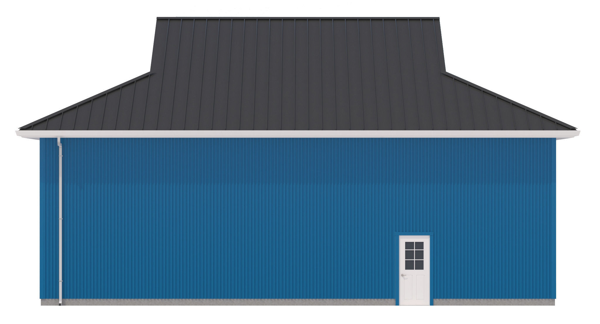 Garage-009 Low Poly 3D model_9
