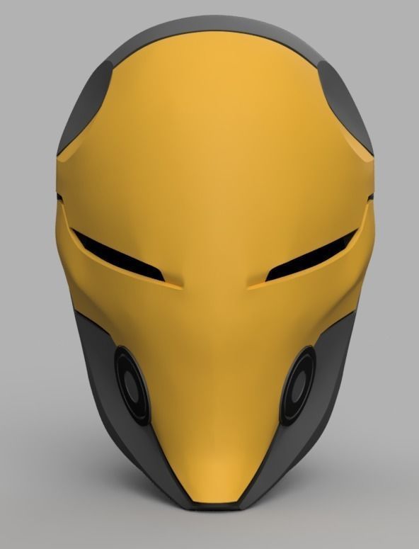 Red Hood Cyborg Ninja Helmet 3D print model_4