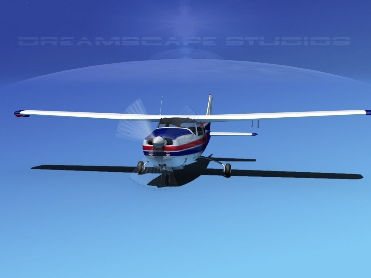 Cessna 210 Centurion V07 3D model_1