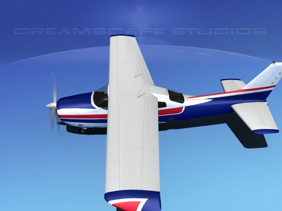Cessna 210 Centurion V07 3D model_9