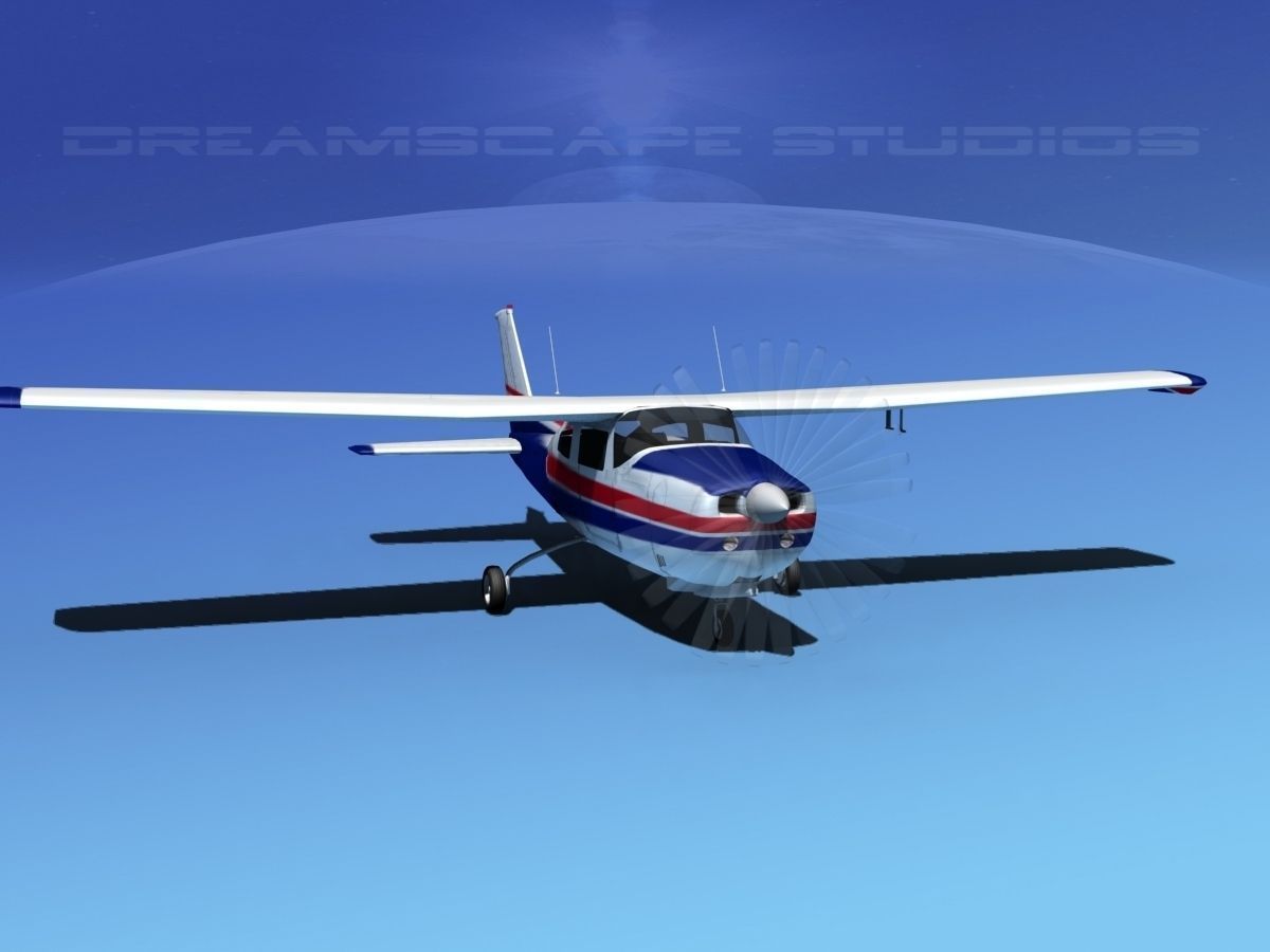 Cessna 210 Centurion V07 3D model_2