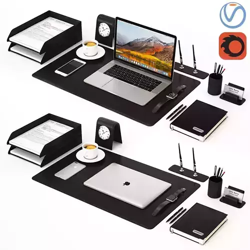 Classic Silver Workplace MacBook 