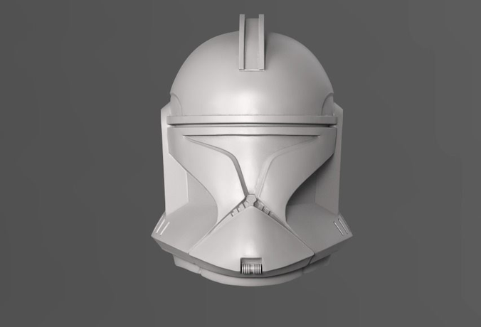 C Galaxy  Trooper P1 Helmet Fan Art