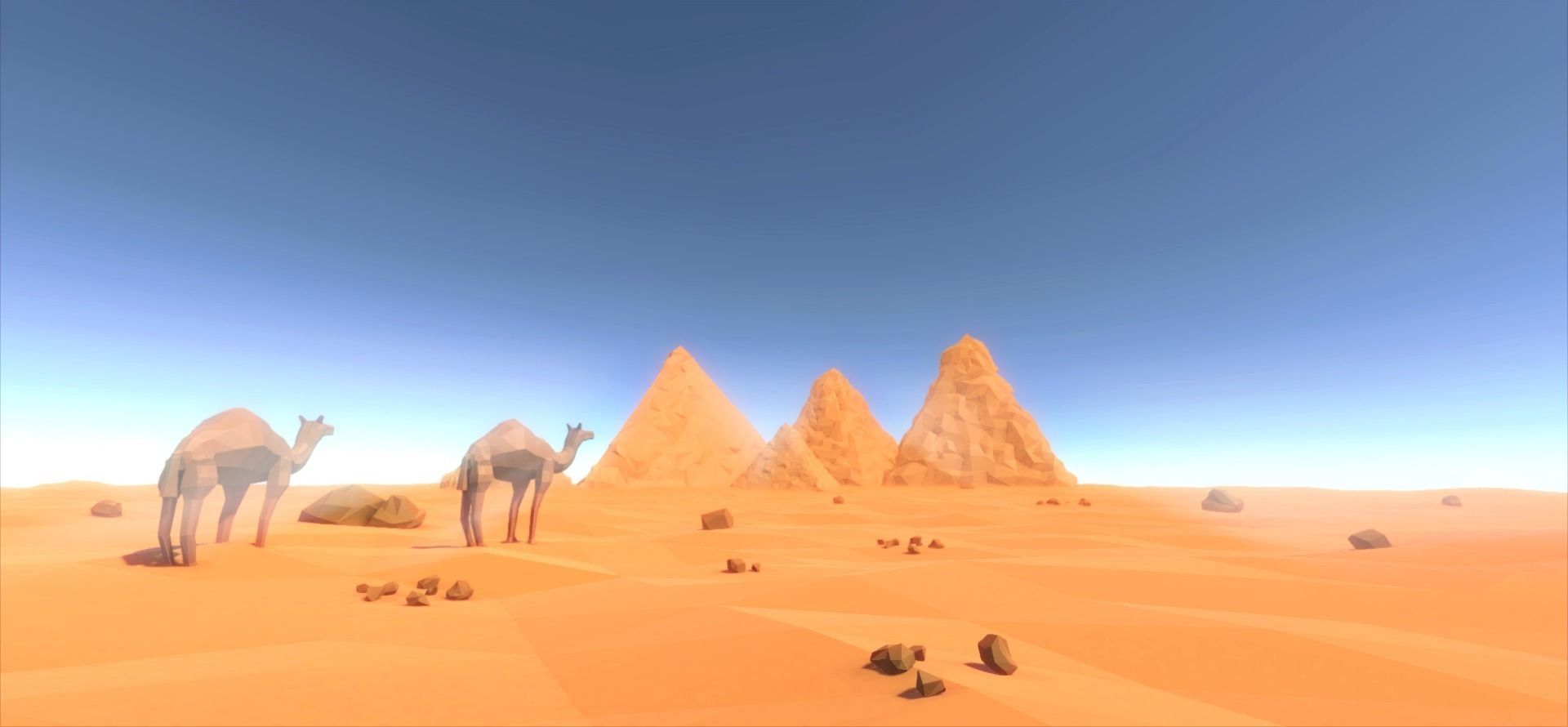Low Poly Desert Egypt Full Packs Low-poly 3D model_18
