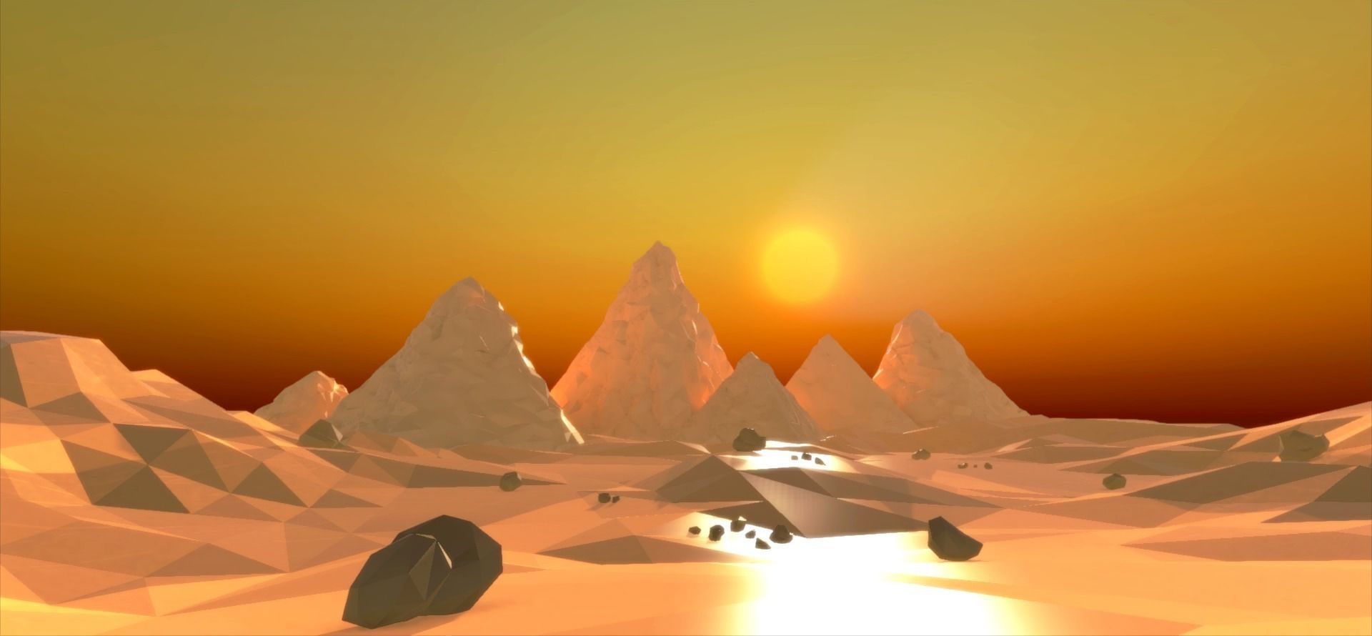 Low Poly Desert Egypt Full Packs Low-poly 3D model_13