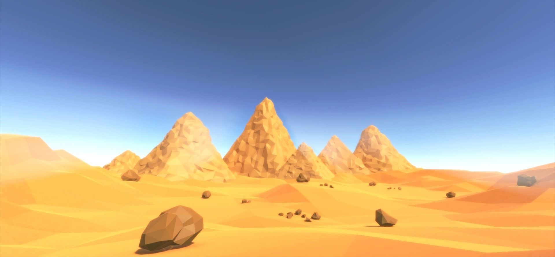 Low Poly Desert Egypt Full Packs Low-poly 3D model_14