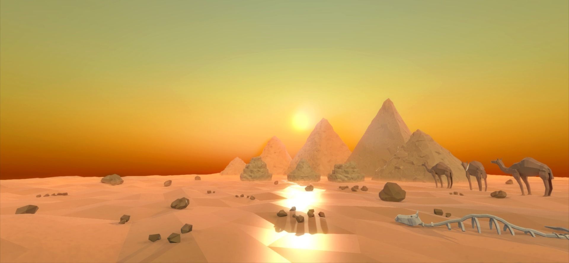 Low Poly Desert Egypt Full Packs Low-poly 3D model_23