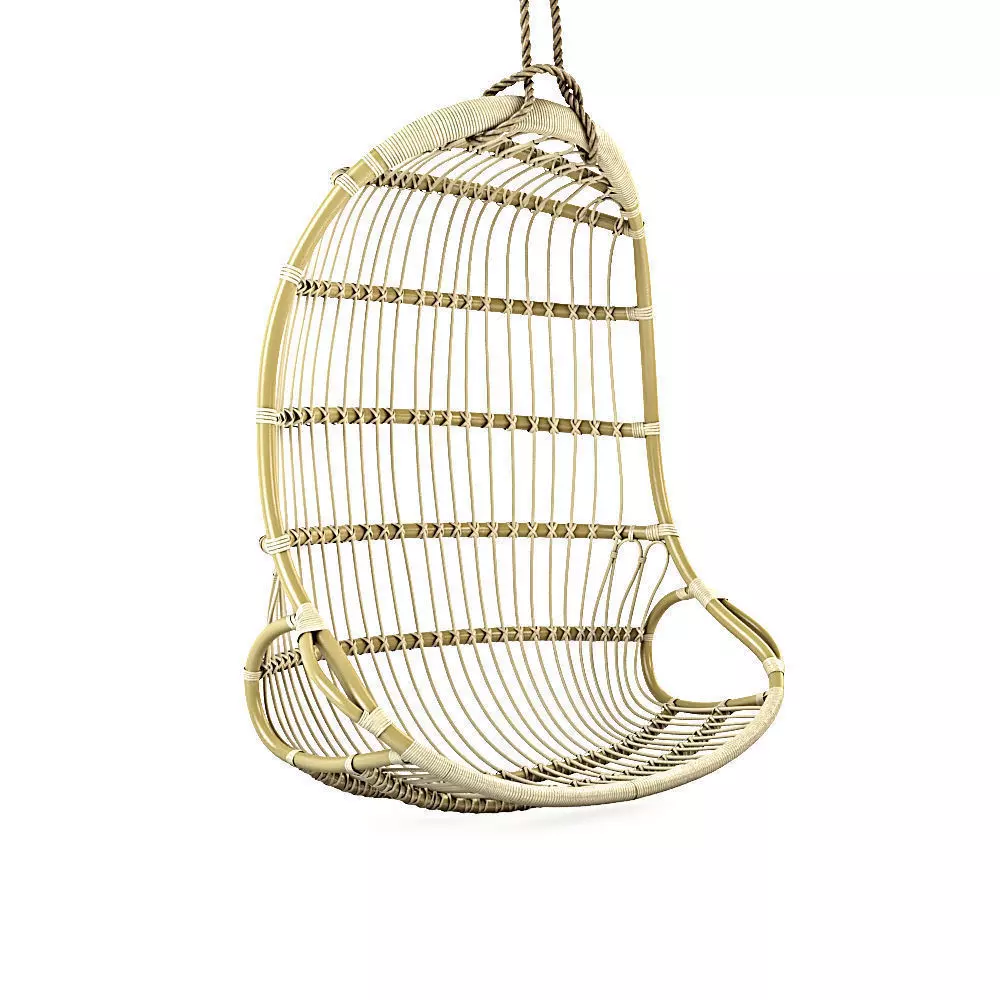 Hanging Rattan Chair 3D model