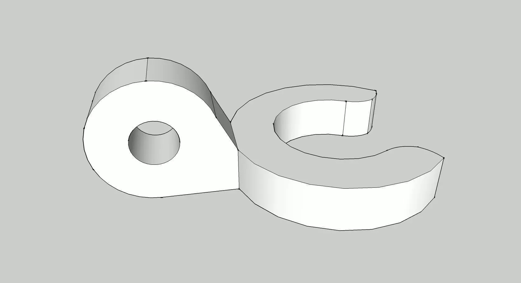 Wide Mouth Bottle Hook Free 3D print model
