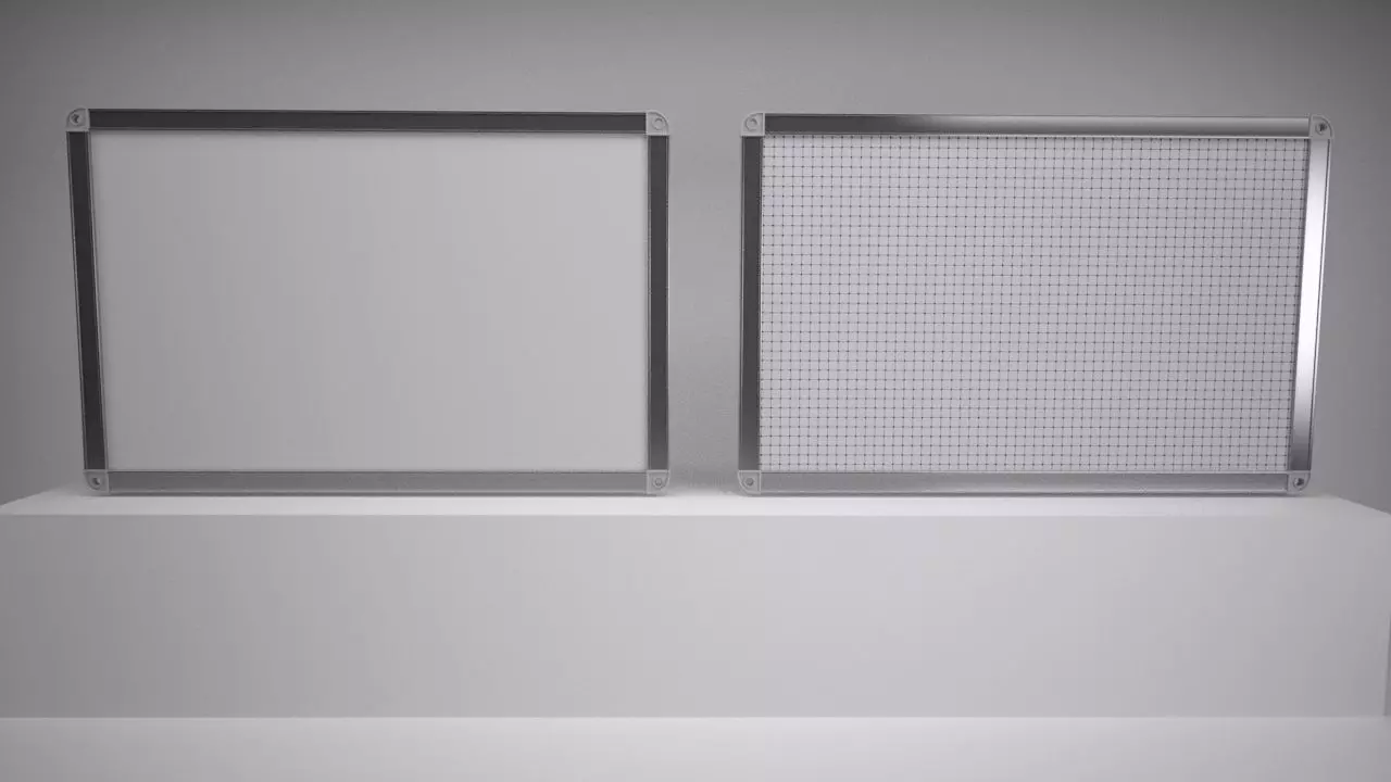 Dry Wipe White Board 3D model