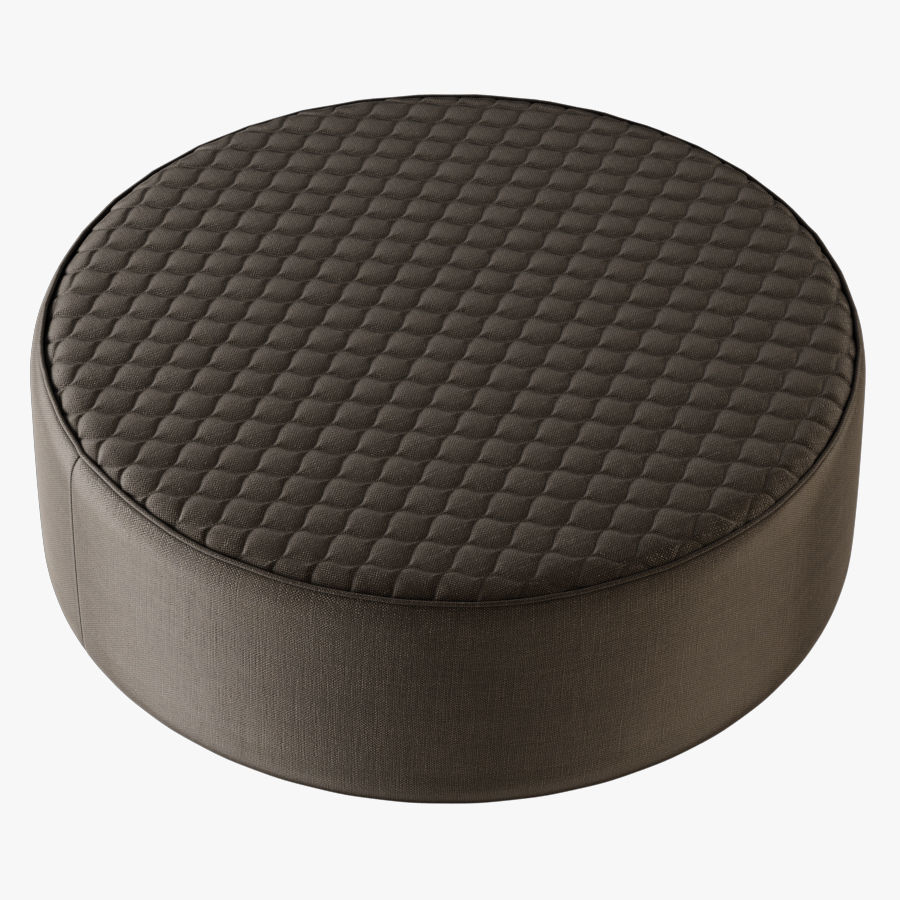 Pouf Corolle round 3D model_1