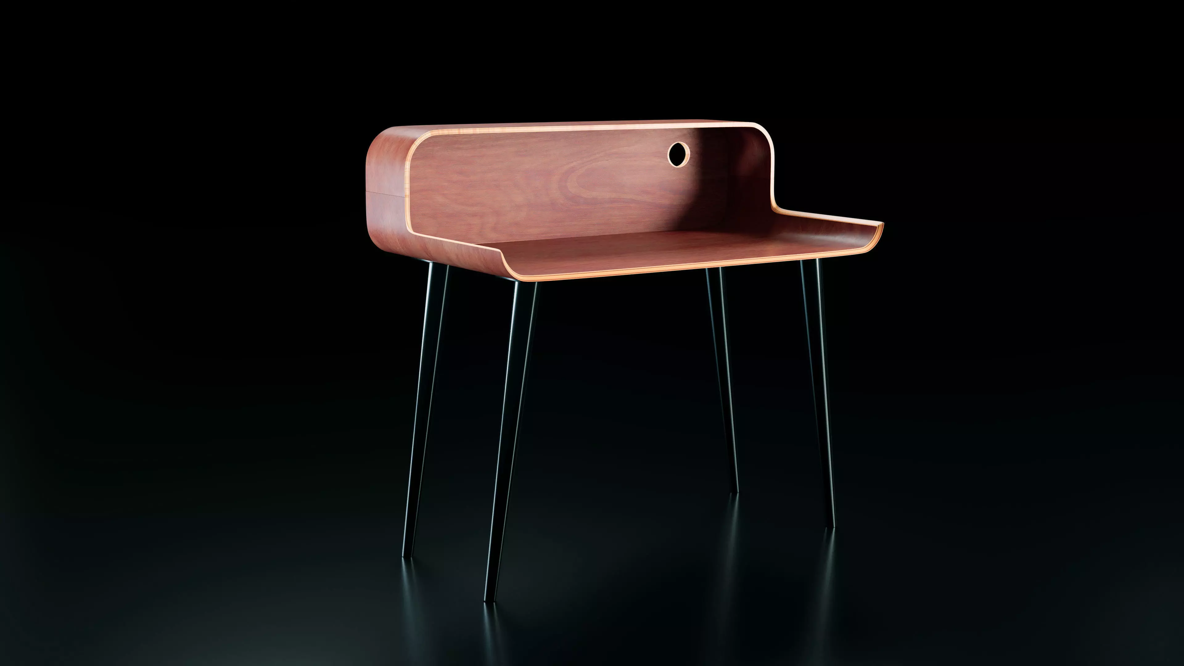 Modern Desk 3D model | CGTrader
