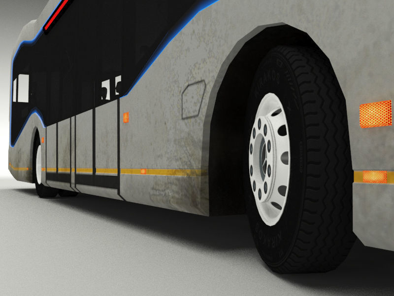 Mercedes-Benz Future Bus Low-poly 3D model_7