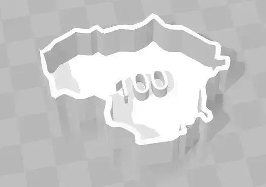 Lietuva 100 map