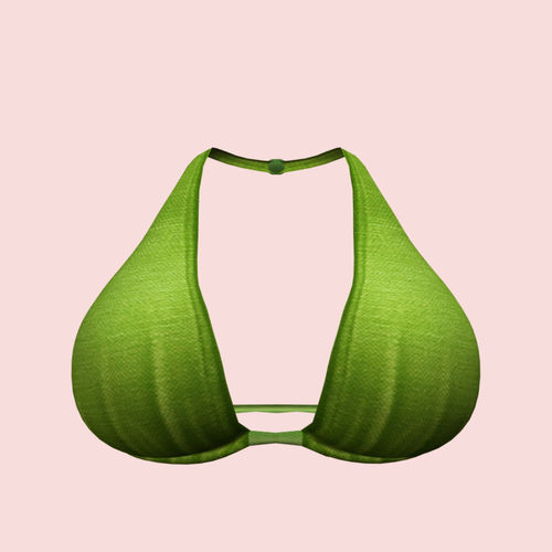 Sexy Green Bra 01