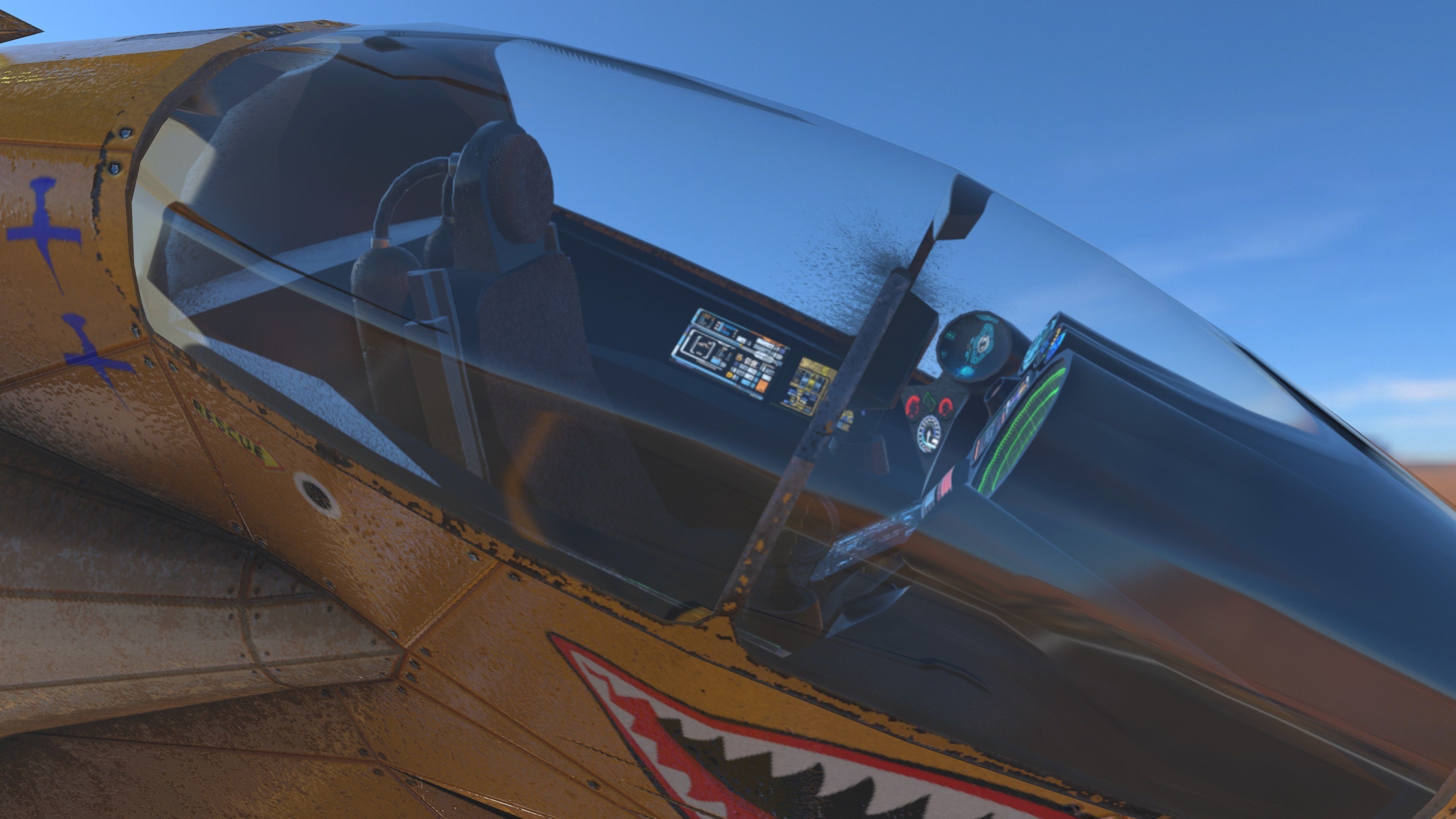 T-Fighter space superiority fighter Low-poly 3D model_4