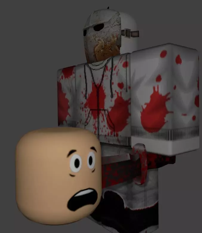 Roblox Killer character  Free 3D model_0
