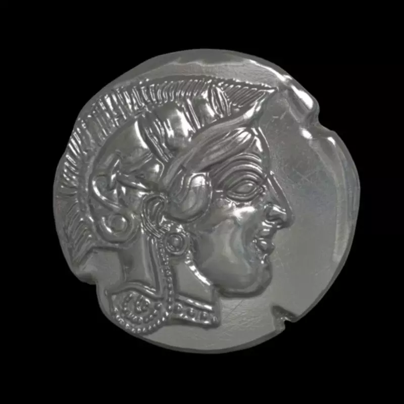 Athena coin 3D print model_0
