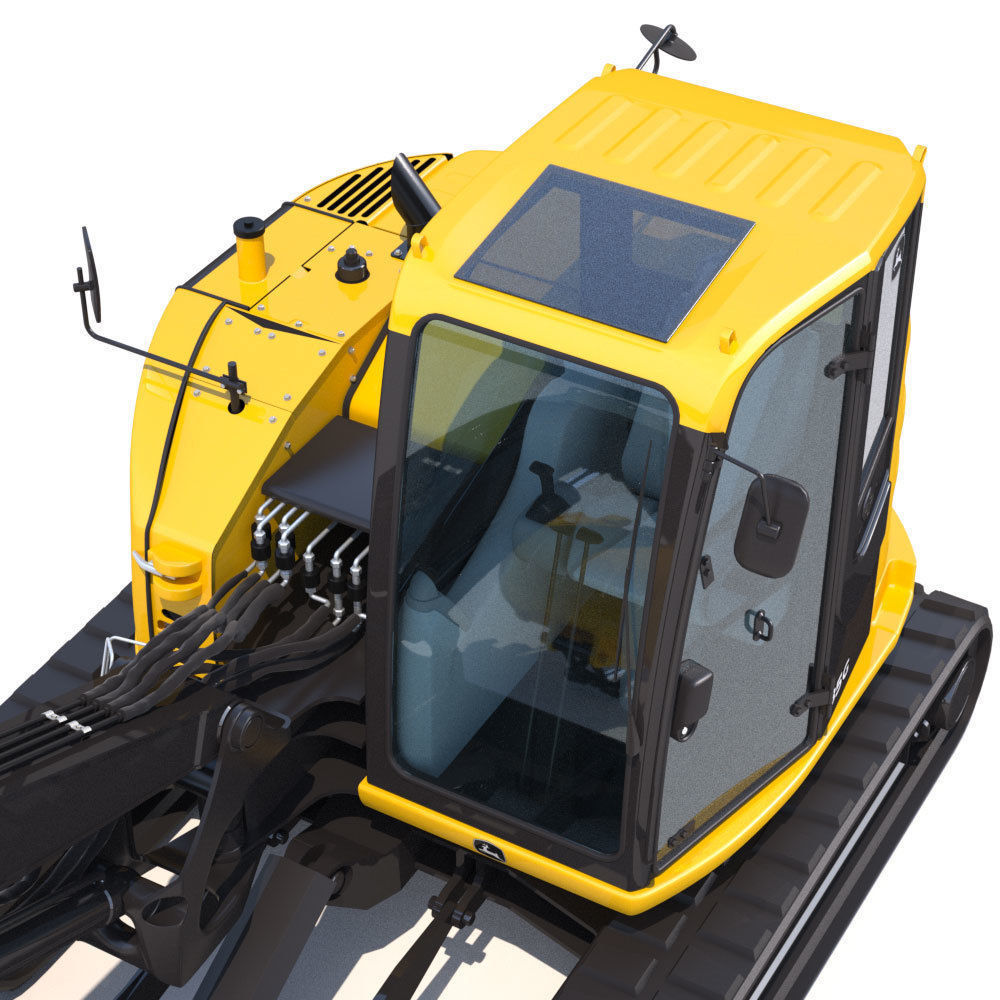 Compact Excavator Deere 85G 3D model_11