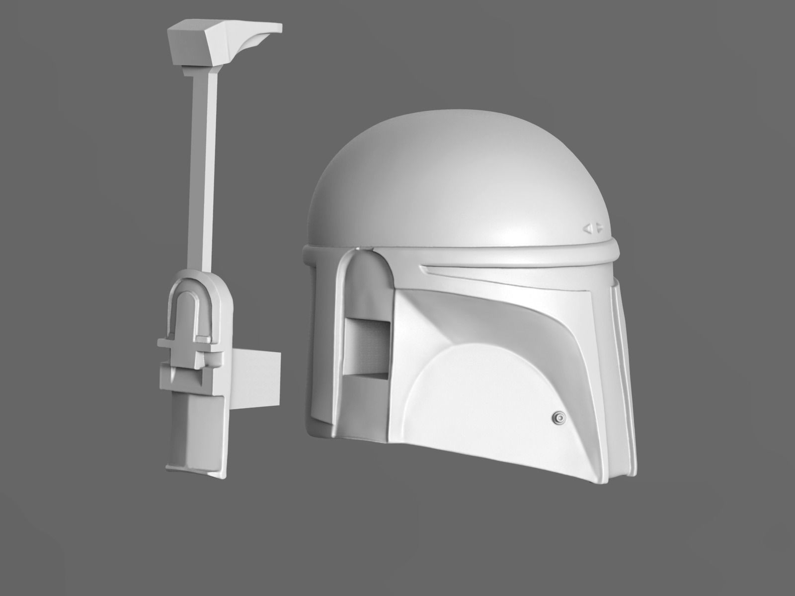 Galaxy Hunter Helmet Fan Art 3D print model_5