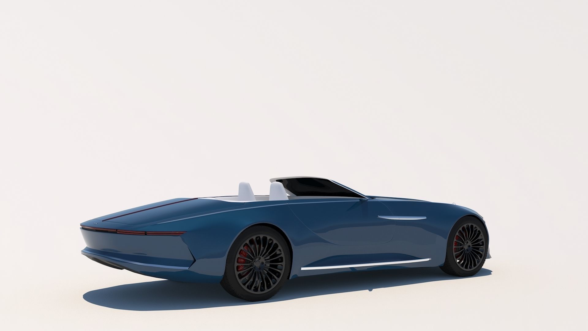 Mercedes-Benz Maybach Vision 6 Cabriolet 2018 3D model_5