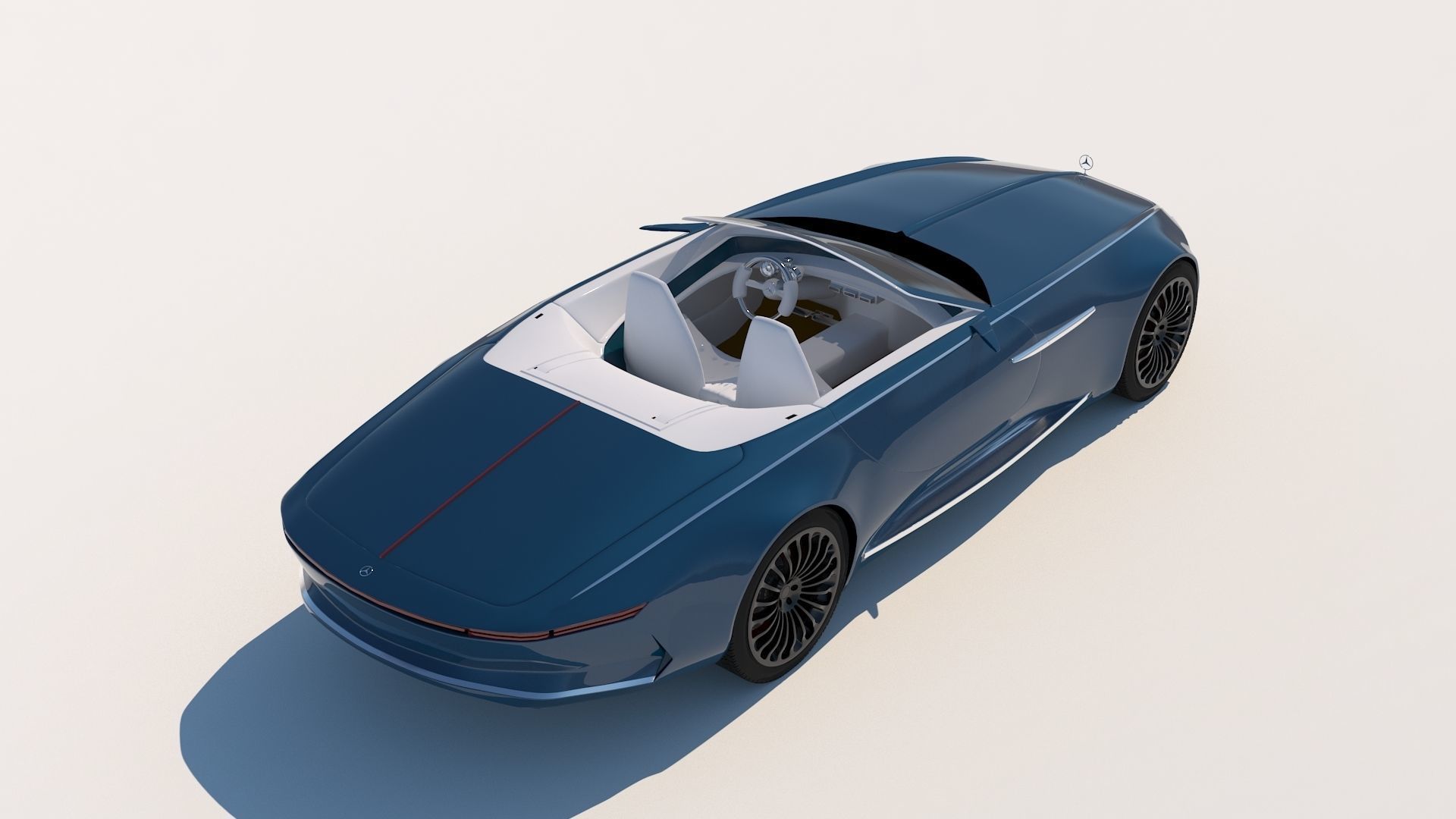 Mercedes-Benz Maybach Vision 6 Cabriolet 2018 3D model_4