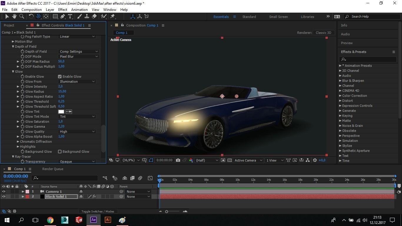 Mercedes-Benz Maybach Vision 6 Cabriolet 2018 3D model_7