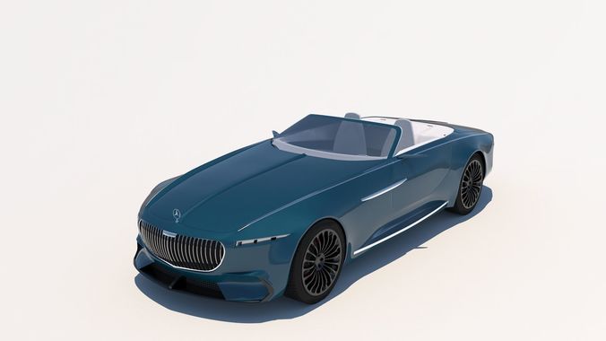 Mercedes-Benz Maybach Vision 6 Cabriolet 2018 3D model