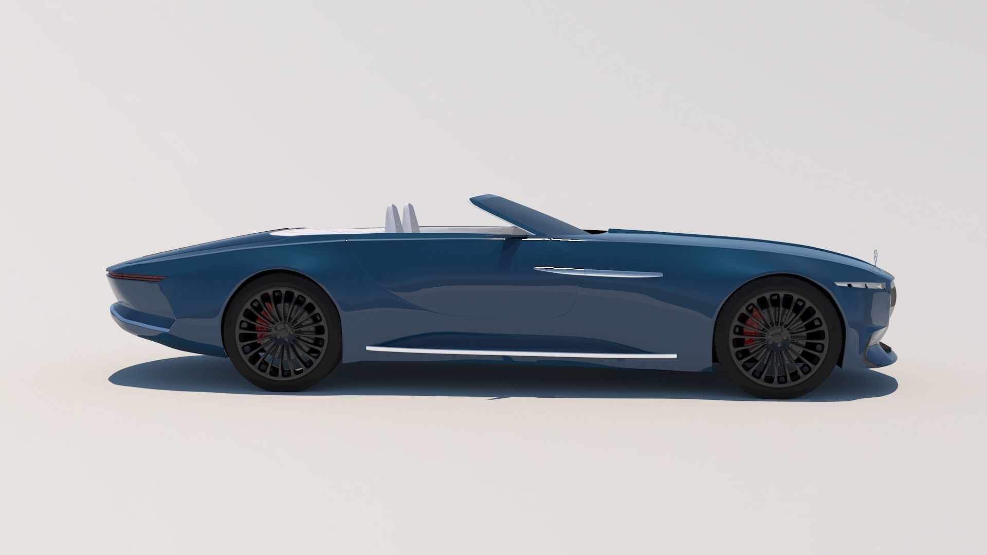 Mercedes-Benz Maybach Vision 6 Cabriolet 2018 3D model_3
