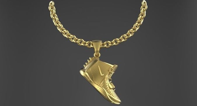 Nike Air Yeezy 2 pendant 3D print model