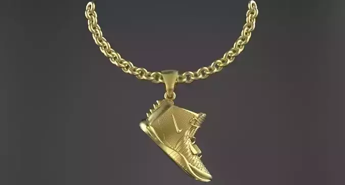 Nike Air Yeezy 2 pendant 3D print model