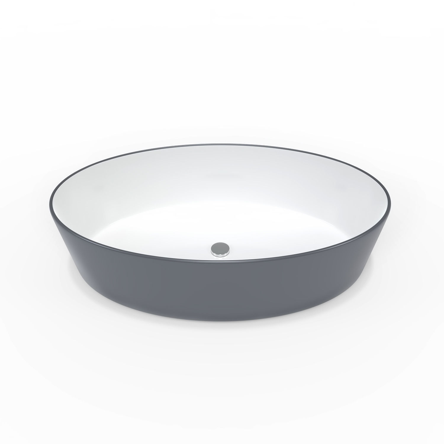 Ceramic Sink and Copper Faucet 3D model_5