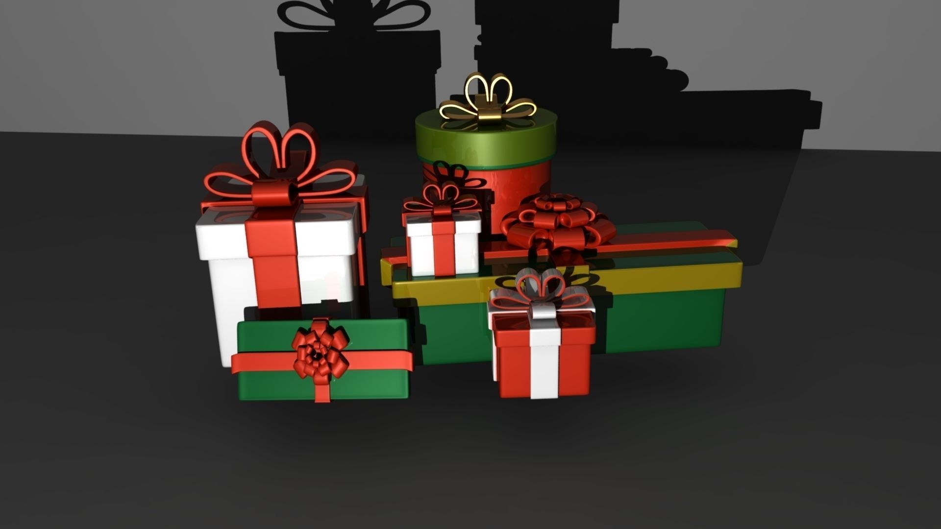 Pennywise Christmas With Presents 3D print model_3