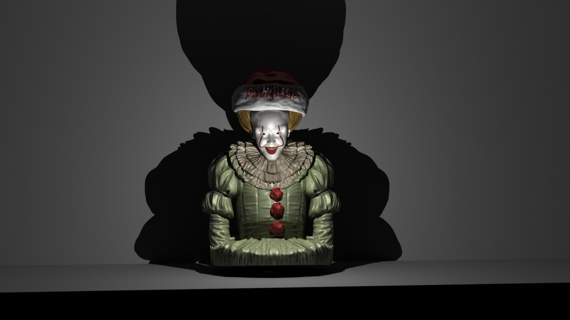 Pennywise Christmas With Presents 3D print model_2