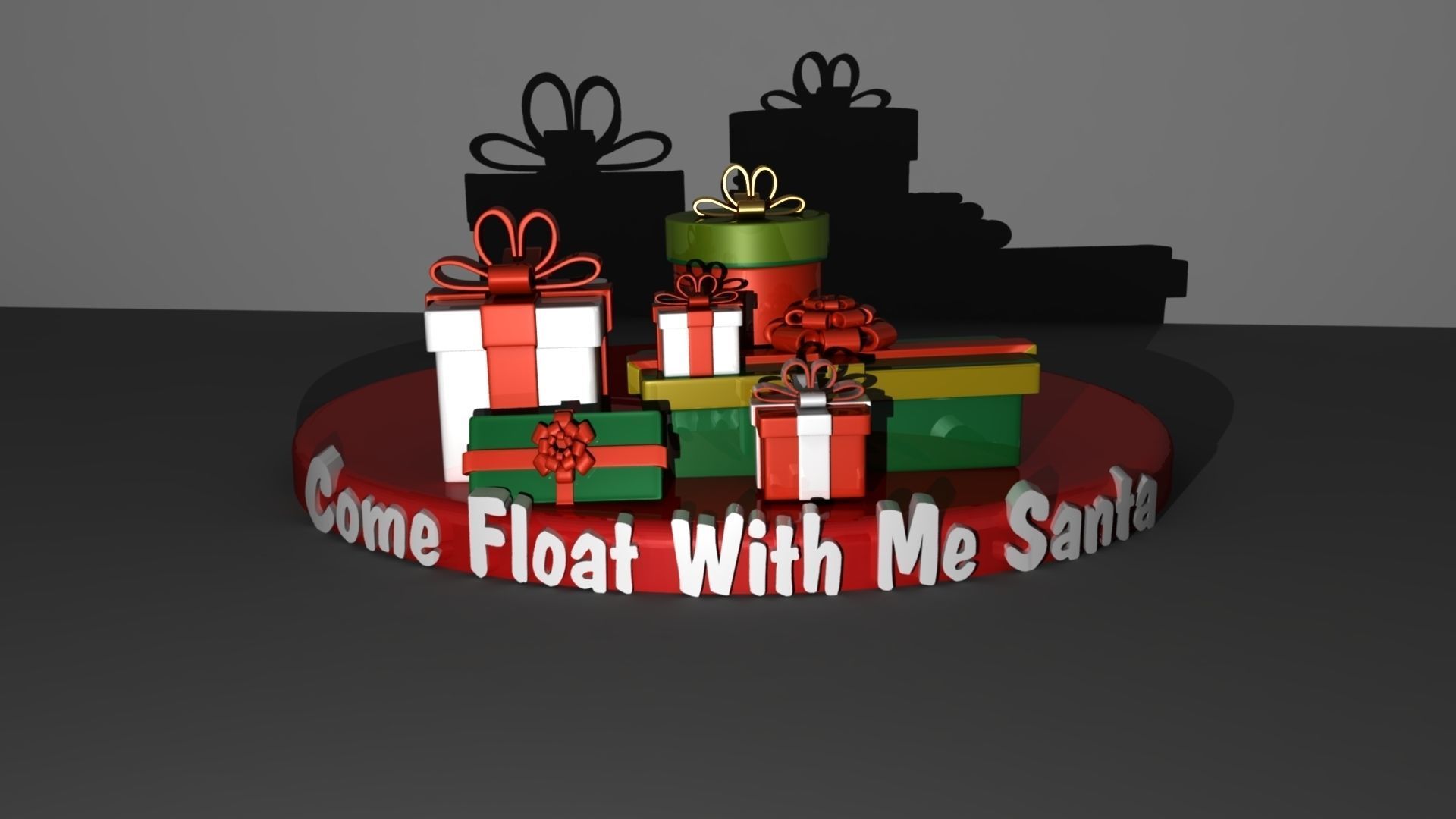 Pennywise Christmas With Presents 3D print model_4