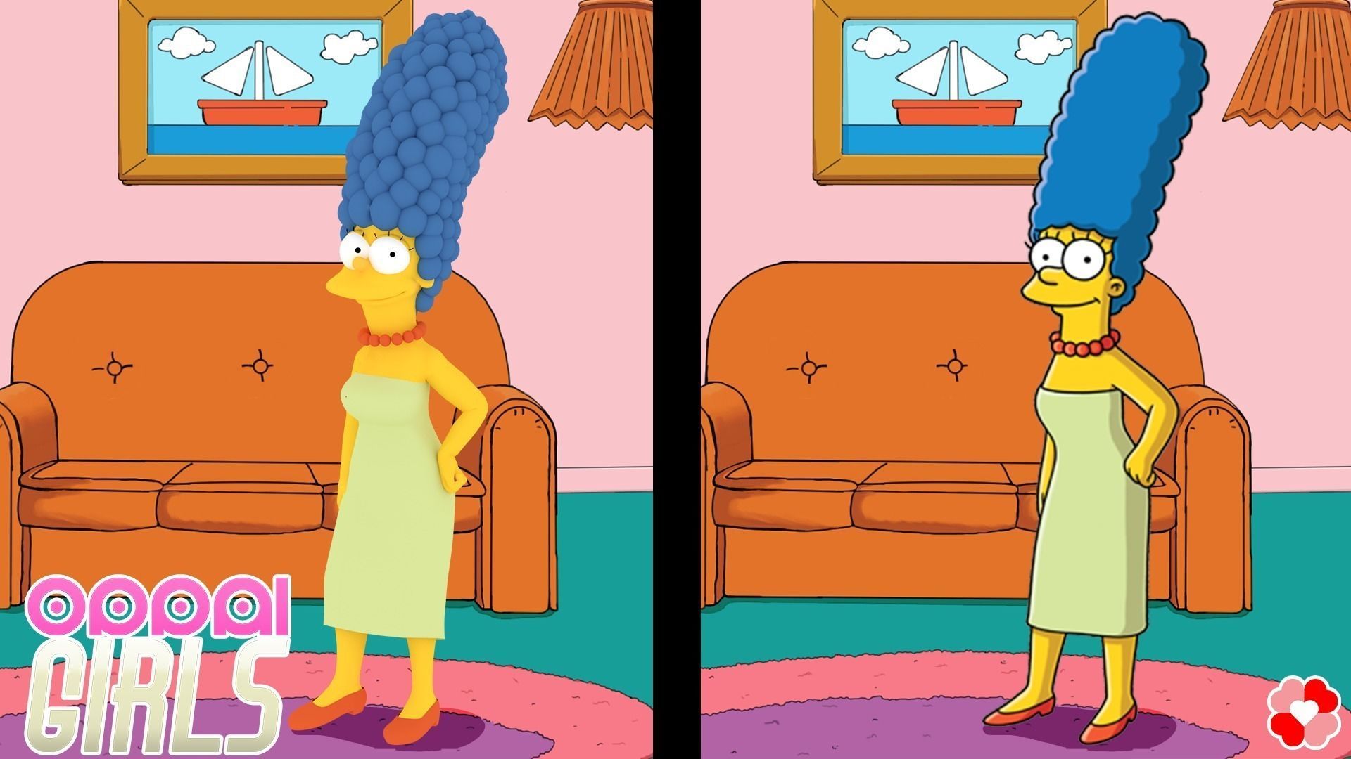 The Simpsons Marge Simpson 3D model_1