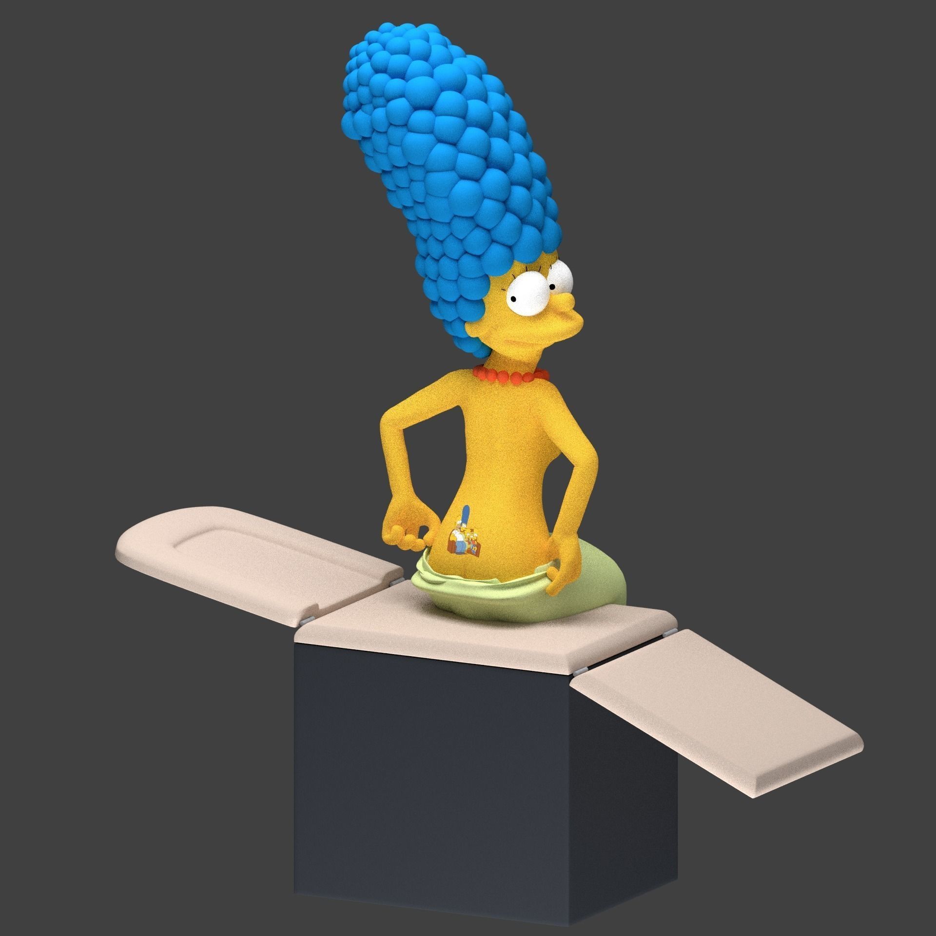 The Simpsons Marge Simpson 3D model_6