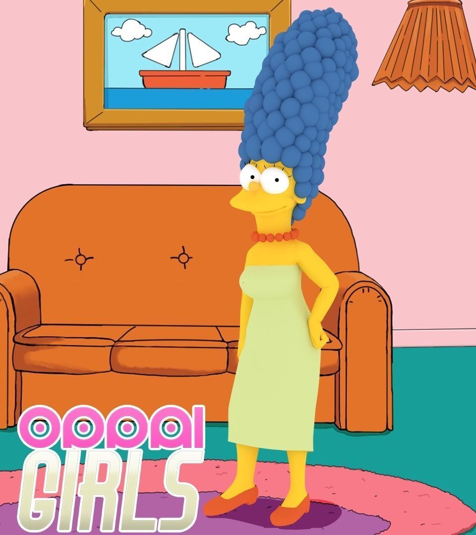 The Simpsons Marge Simpson 3D model_0