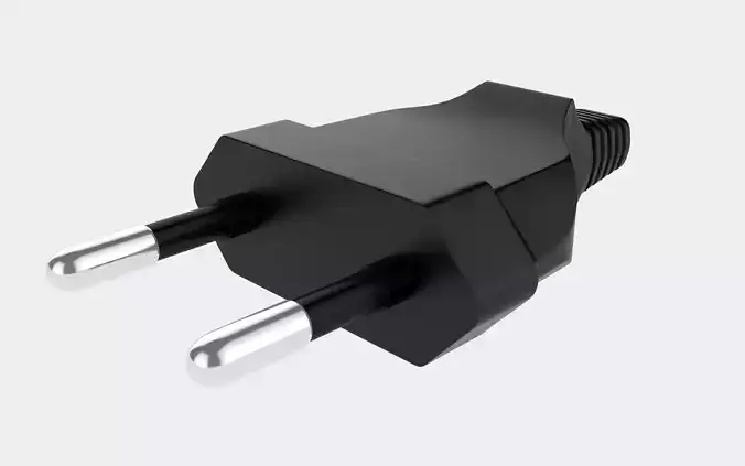 Power Cable 2-pin Plug