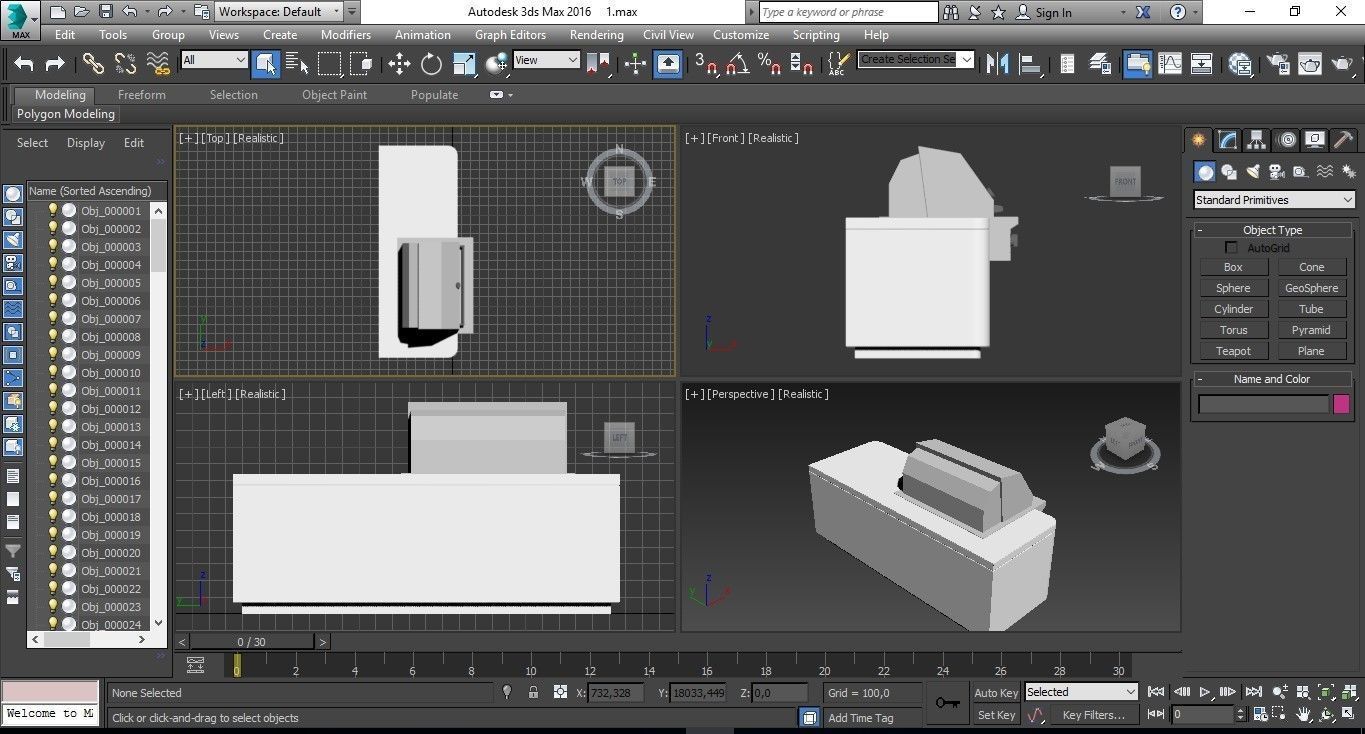 Barbecue outdoor grill 3D model_8