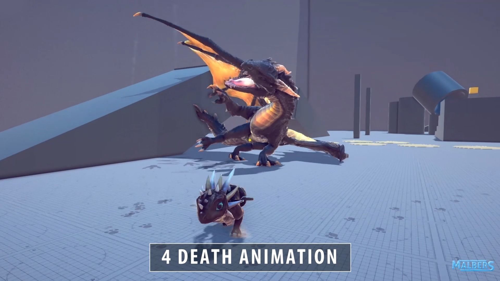 Unka the Dragon 3D model_2