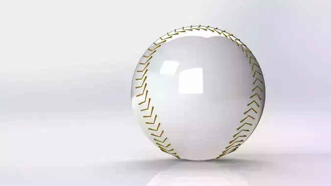 Baseball Ball 3D model
