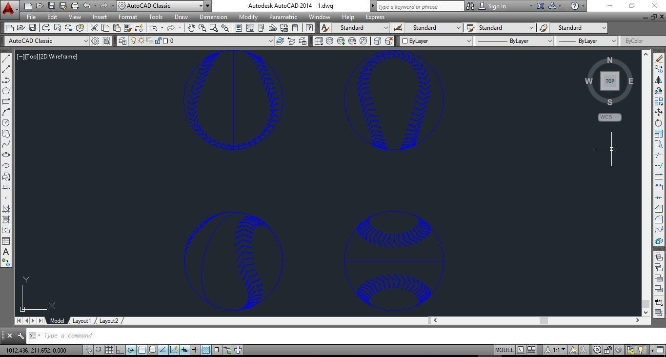Baseball Ball 3D model_14