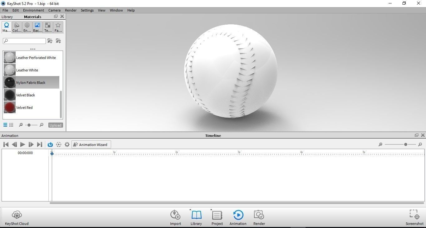 Baseball Ball 3D model_13